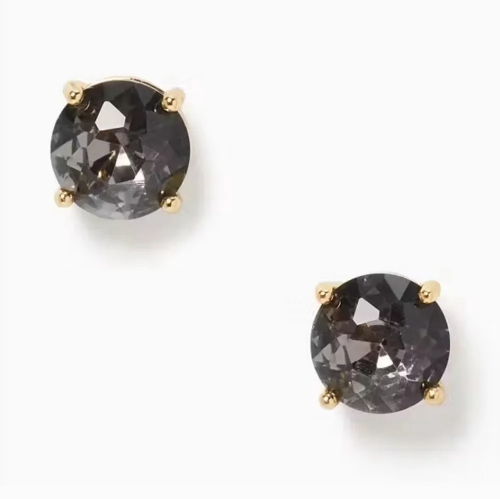♠️▪️KATE SPADE▪️ Gumdrops Studs COLOR: BLACK/DIAMOND earrings